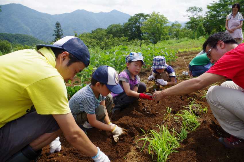 大月市ふれあい農園＆大月エコの里　合同農園見学会